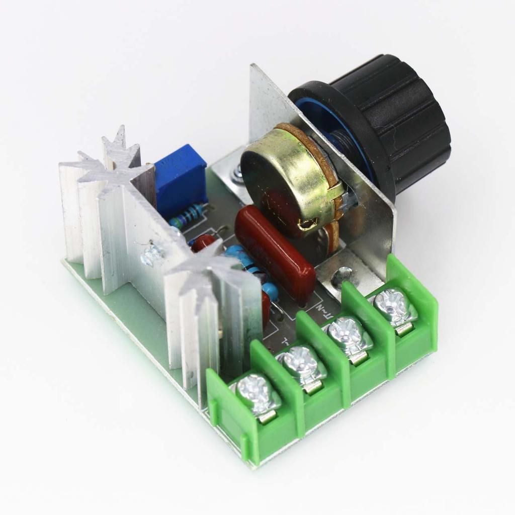 2000W Yüksek Güçlü Tristör Voltaj Regülatörü: Karartma, Hız ve Sıcaklık Kontrolü, Yüksek Güvenilirlik