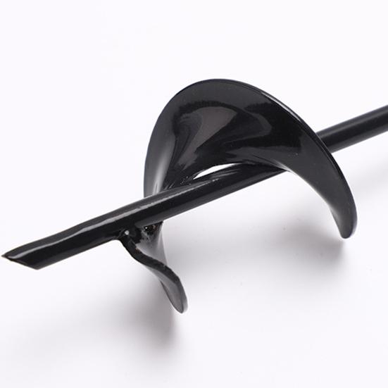 4Pcs Spiral Ground Anchors Heavy Duty Trampoline Anchors Anti-rust Stable Fixation Tent Stakes with 14mm Drill Socket for Swings Sheds