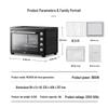 Midea 40L Electric Oven with Air Fryer Function CN plug (adapter included)