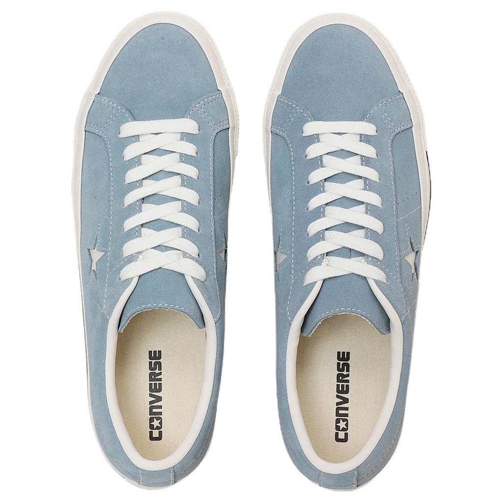 Converse One Star Suede Soft Comfortable Non-Slip Durable Low-Top Skate Shoes Unisex Sneakers Blue 35200863