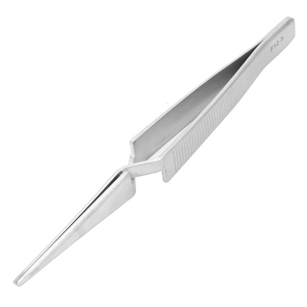Stainless Steel Tweezers Cross Reverse Repair Tweezers For Photovoltaic Microelectronics