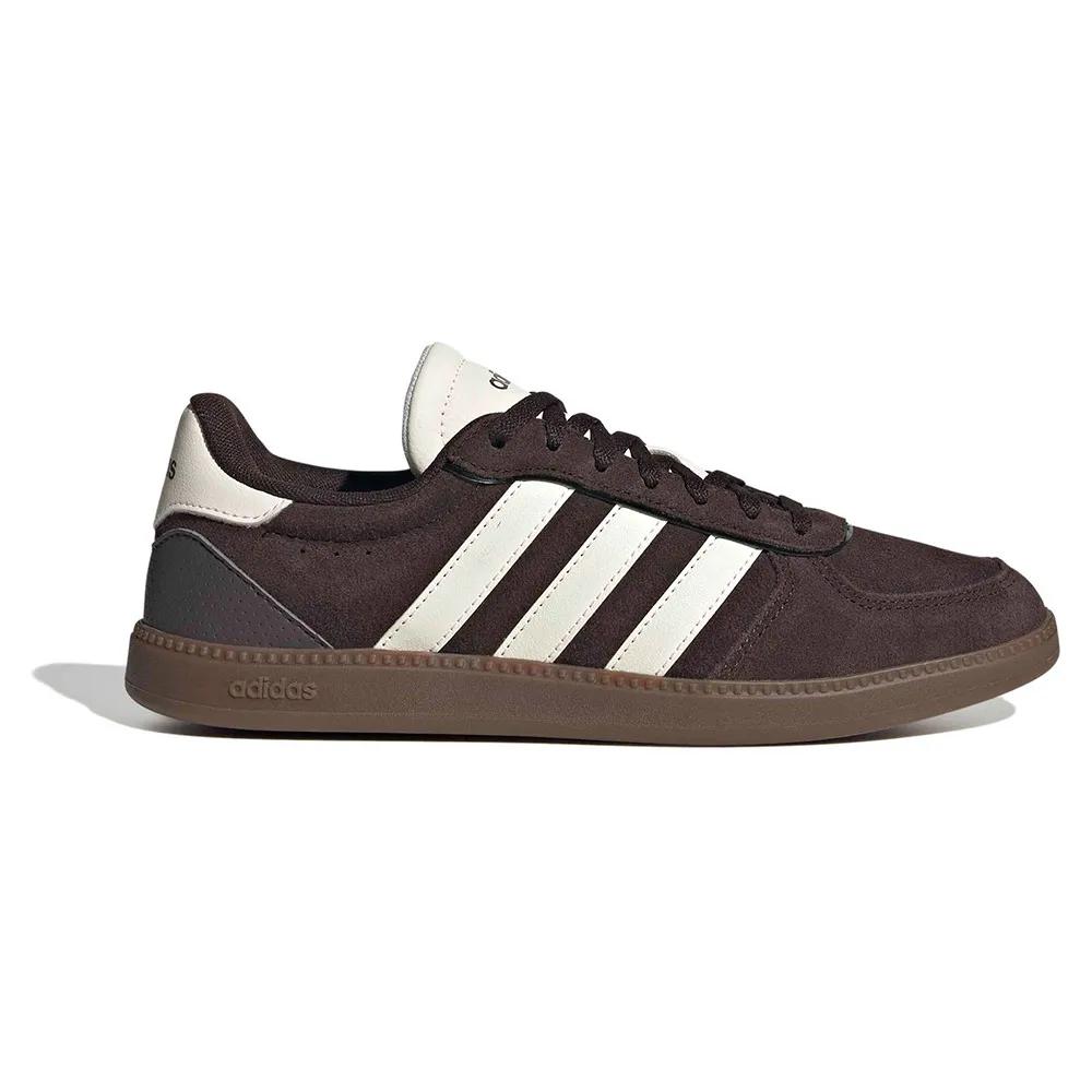 Adidas breaknet sleek sneakers leather synthetic brown/white