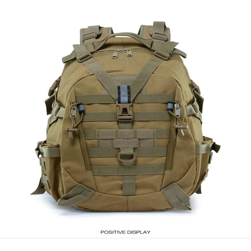 1Pc  Tactical Backpack for Men Camping Hiking Backpacks Reflective Outdoor Travel Bags Survival Climbing Rucksack Bag