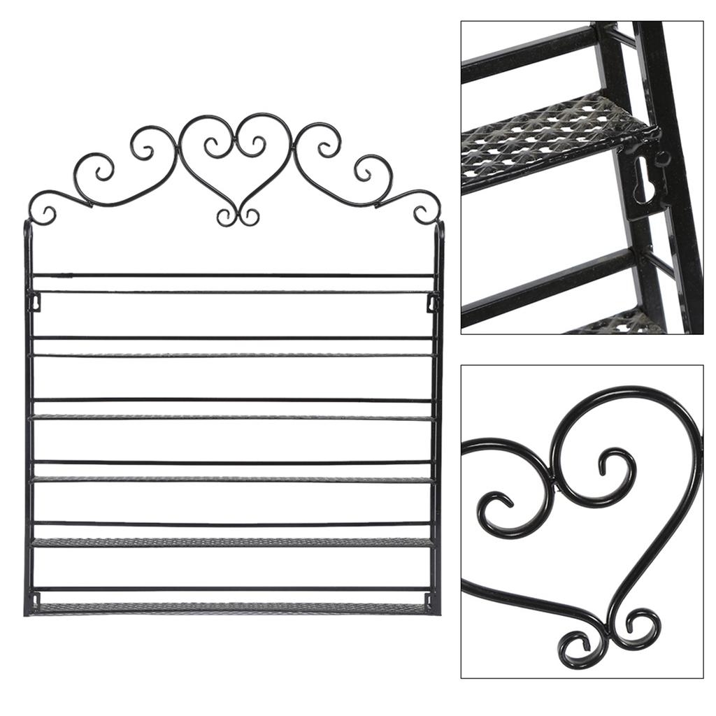 2Colors 6Tiers Polish Wall Rack Organizer Nail Beauty Display Tool Bottle Holder Shelf Stand