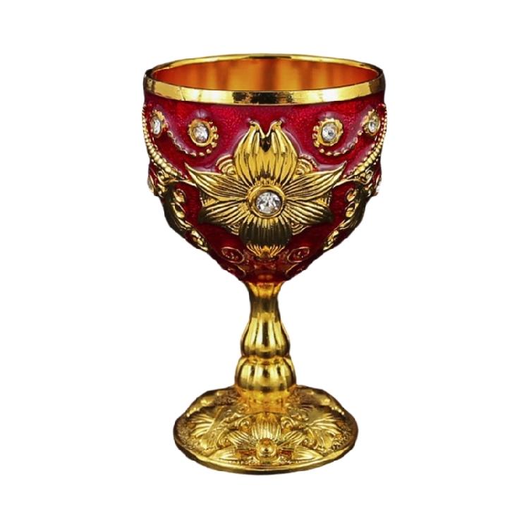 

Unique Handcrafted 30ml Mini Chalices Sturdy Zinc Alloy Traditional Barwares Shot Glass For Special Event