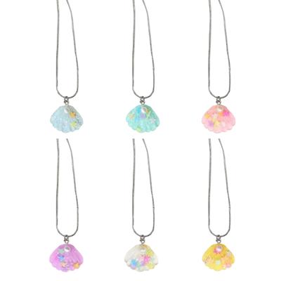 Fashionable Shell Pendant Necklace Unique Pendant Short Choker Neck Chain Neck Jewelry Perfect Gift for Woman Girls