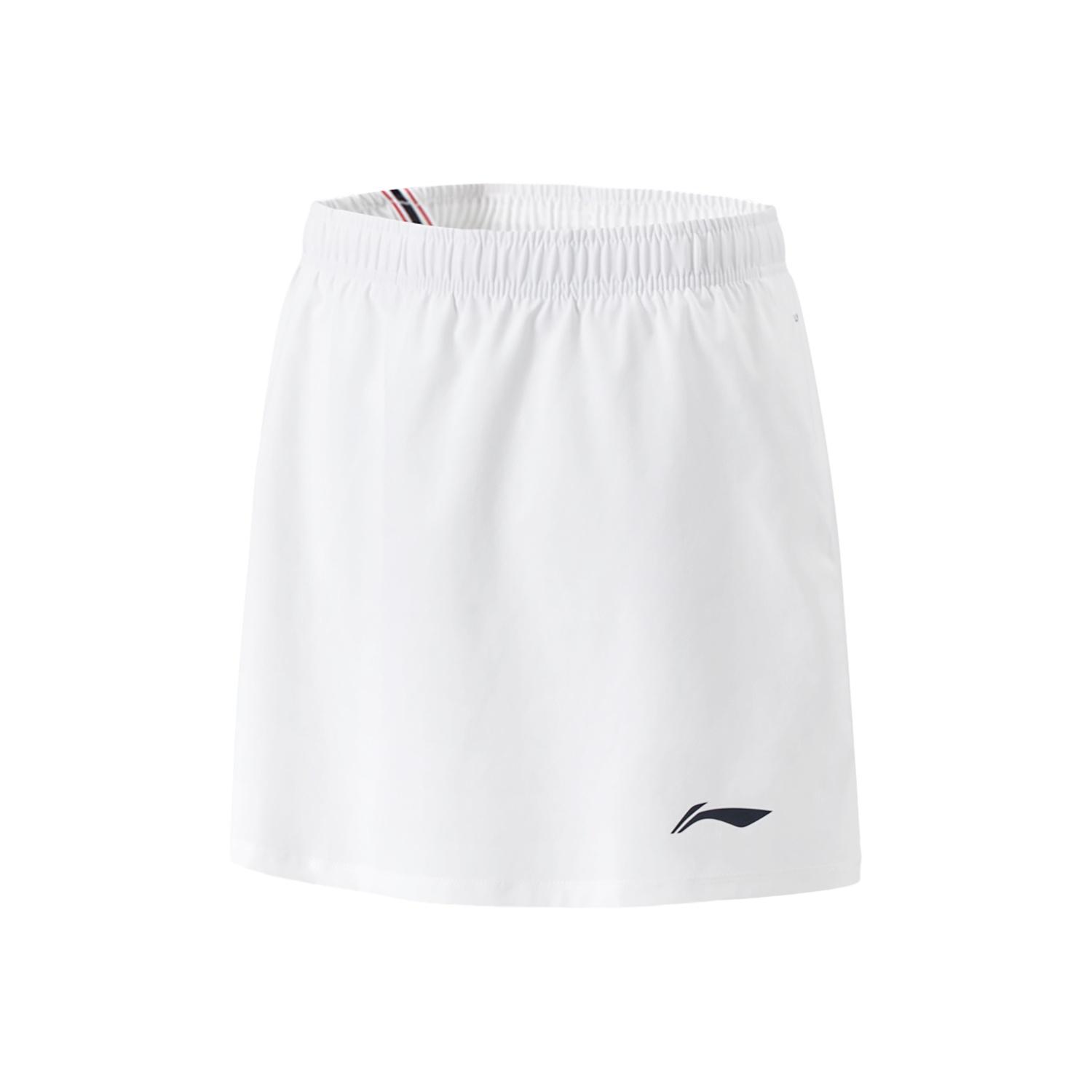 Спортивная юбка Li Ning Badminton Series с вышивкой логотипа, женская юбка ASKW066-2 S