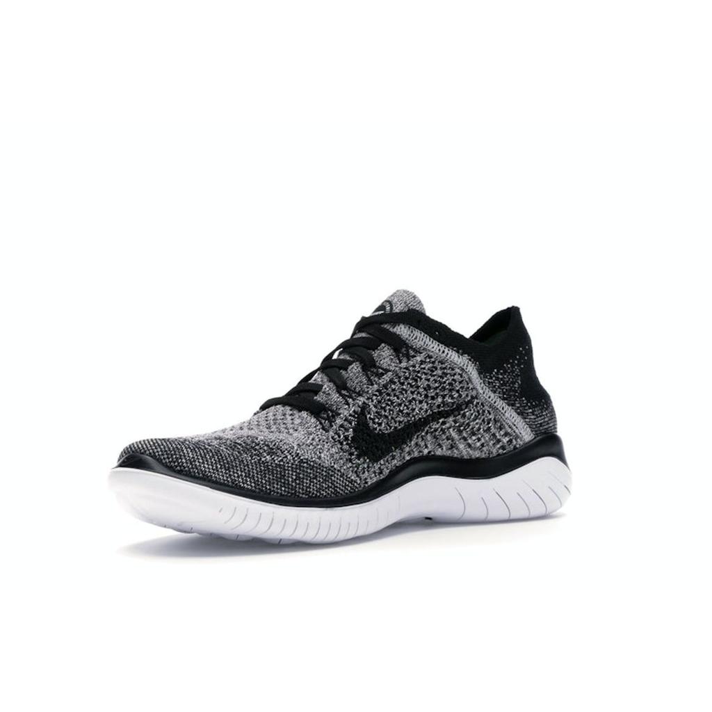 Nike Free RN Flyknit 2018 White Black Women Sneakers 942839-101