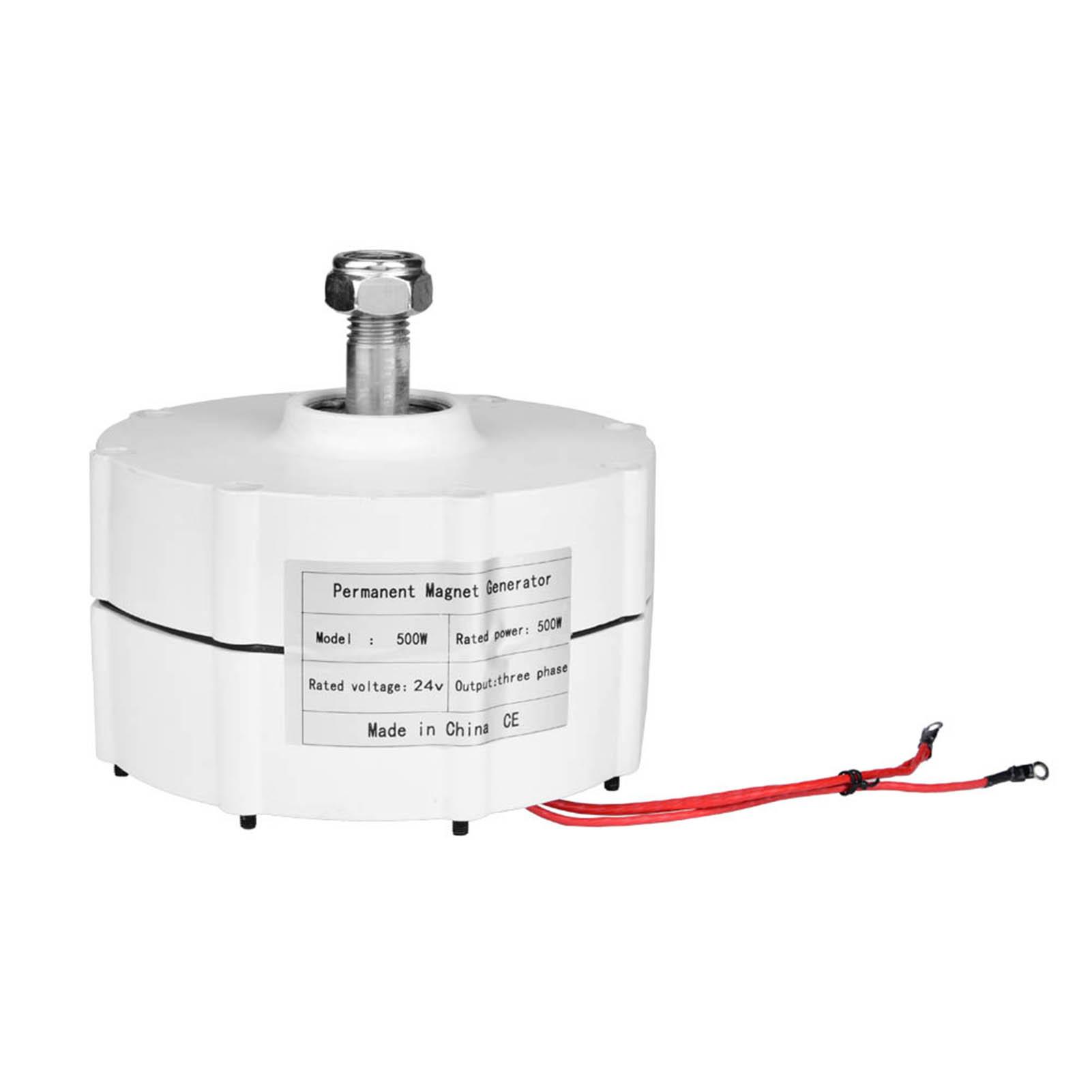 Automobile And Motorcycle Supplies Three Phase Alternator Permanent Magnet Generator Wind Power Turbine Generator 500W 24V