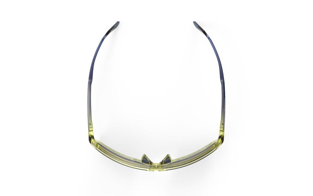 Rudy Project SPINSHIELD Sport Sonnenbrille, Kristall Blau Grün Verlauf Gelb, Avio/Apfel Glanz, Multi-Laser Glas, SP720530-0000