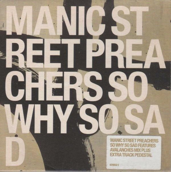 CD MANIC STREET PREACHERS So Why So Sad 6708322 Epic 2001 Великобритания Рок Б/у
