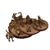 Antique Nine Sons Dragon Fortune Surging Home Office Desktop Small Ornament Craft Cross-border Brass Wholesale