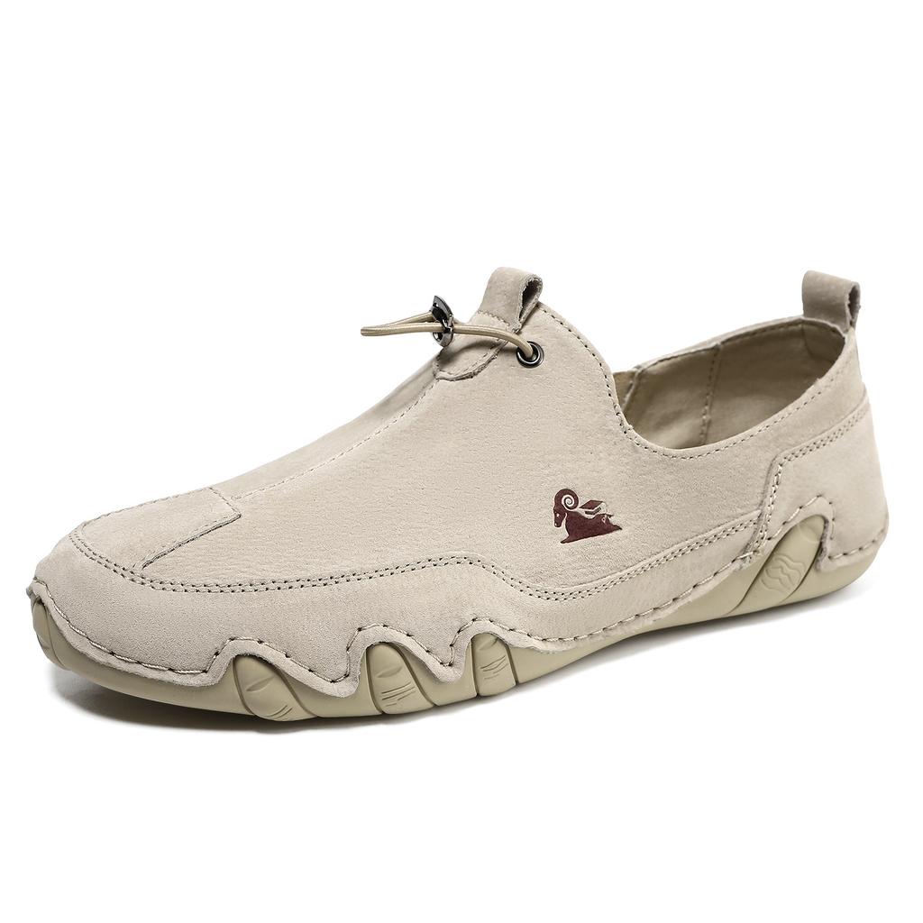 Oktopus Übergröße Herrenschuhe echtes Leder Herren Trendschuhe Doudou Schuhe Herren Slipper Low-Top Freizeitschuhe