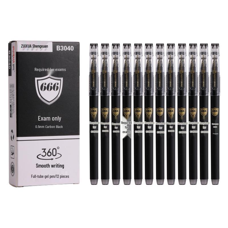 Teacher Office Large Capacity Needle Point Pen - Black & Red