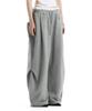 Teulimingbeodeu Double Waist Sagging Sweat Pants [ Melange Gray ]