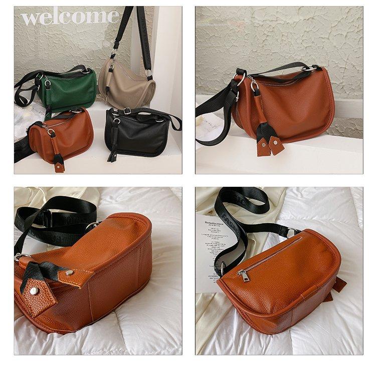 100% Genuine Leather Large Capacity Women Shoulder Crossbody Bag 2023 High Quality Soft Cow Leather Female Handbag Messenger Sac
