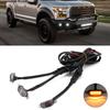 3 Stück Geräucherte Linse Gelbe LED Lampe Raptor Frontgrill Tagfahrlicht passend für Ford F-150
