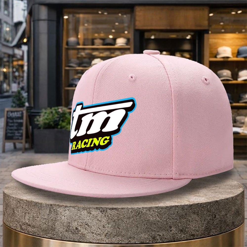 pc TM Racing Printed Baseball Cap Unisex Flat Brim HipHop Hat Street Fashion Outdoor Sports Baseball Cap Flat Brim Hat Suit 1pc