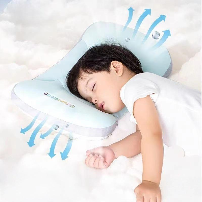 Newborn Pillow Children's Pearl Cotton Pillow, Protects Head Shape, Suitable for All Seasons