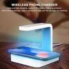 Multi Function UV Germicidal Lamp Wireless Phone Charger Fast Charging One Click Control
