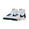 Nike Blazer 77 Remix Durable Mid-Top Kids Skate Shoes Kids Sneaker White Green Black FN6939-101