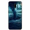 Para Capa One Plus 6 / 6T Animais Pintados Preto TPU Silicone Macio Amortecedor para Oneplus 6T 6 T Capas à Prova de Choque Lobo Legal Bolsa Coque