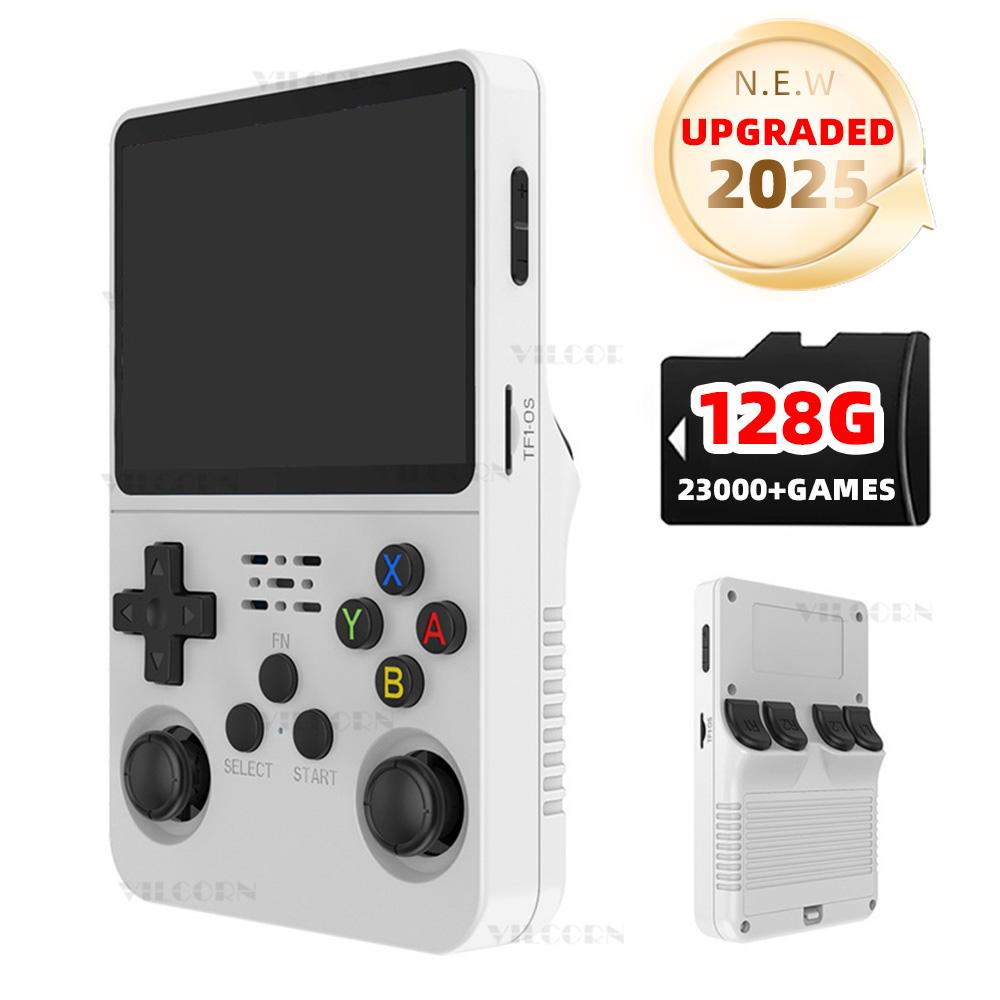 2025 Upgraded R36S Retro Game Console 50+ Simulators 3.5 Inch HD Screen Portable Gaming Handheld Support WiFi Online Battles