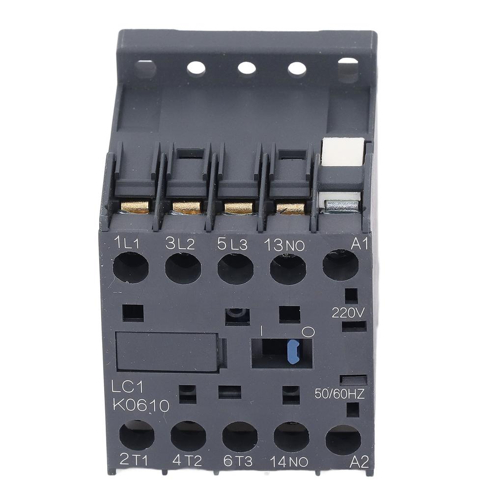 AC Contactor Switch 6A 1 NO Normally Open K Type Small for HVAC Refrigeration Motor Control 220V