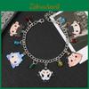 Nezha Ao Bing Cartoon Charm Bracelet With Zinc Alloy Pendant For Gift Giving