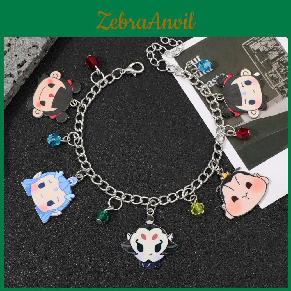 Nezha Ao Bing Cartoon Charm Bracelet With Zinc Alloy Pendant For Gift Giving