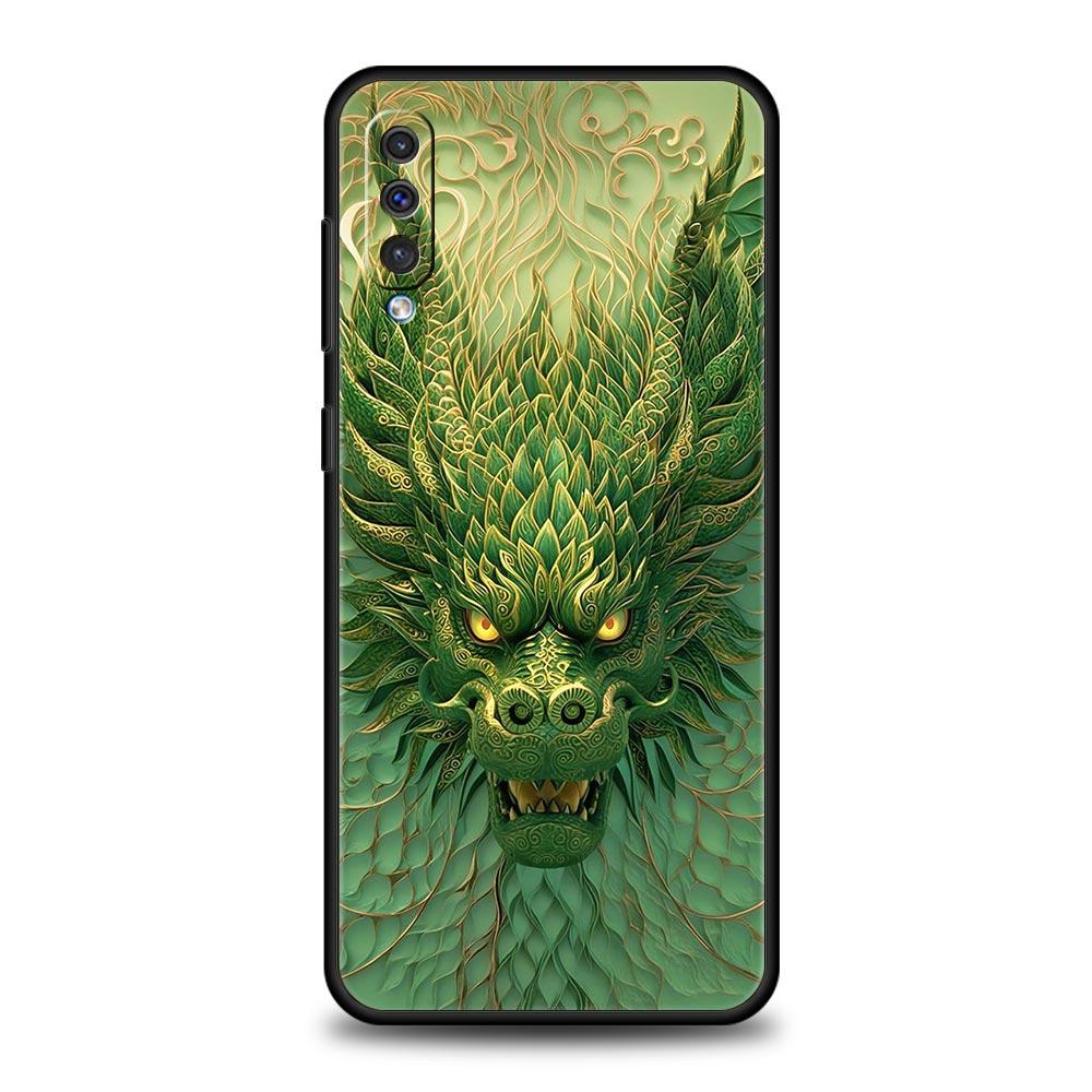 

Chinoiserie Loong Flower Dragon Phone Case for Samsung Galaxy A56 A36 A26 A16 A34 A24 A42 A22 A20 A12 A40 A30 A10 Soft TPU Cover Samsung A12