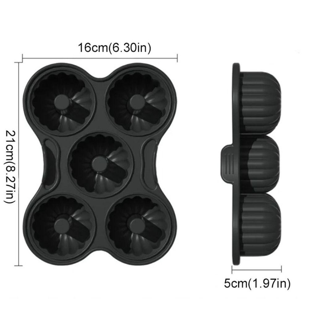 No Stick Air Fryer Donut  Baking Pan Silicone Donut Making Tray Easy To Clean Donut Mold  Home