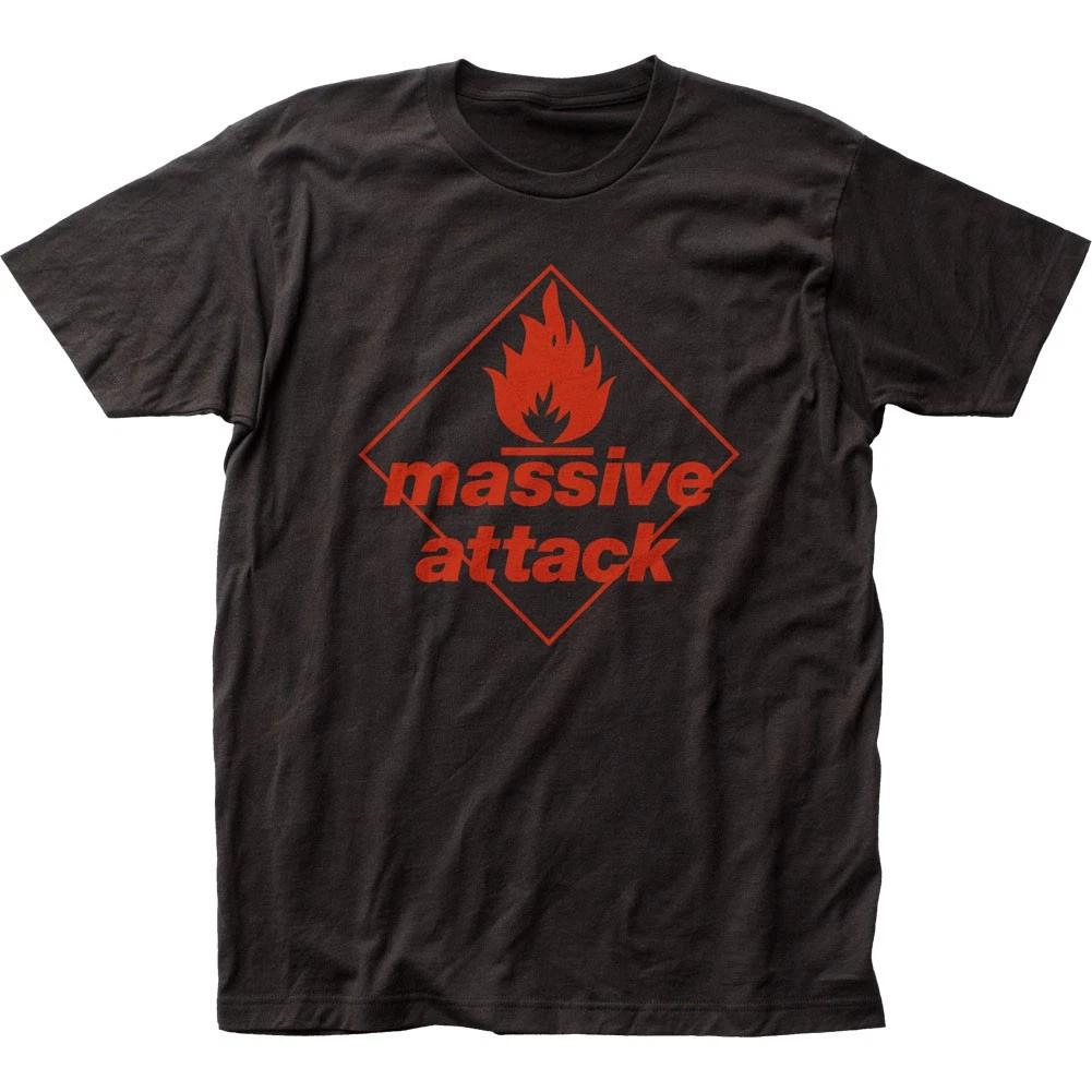 Massive Attack Blue Lines Mens T Shirt Music Classic Rock Band Tee New Black 2XL