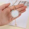 Cute Car Pendant Creative Letter Bow Cat Ears Mink Hair Ball Rearview Mirror Car Interior Pendant Ornaments Car Accessories