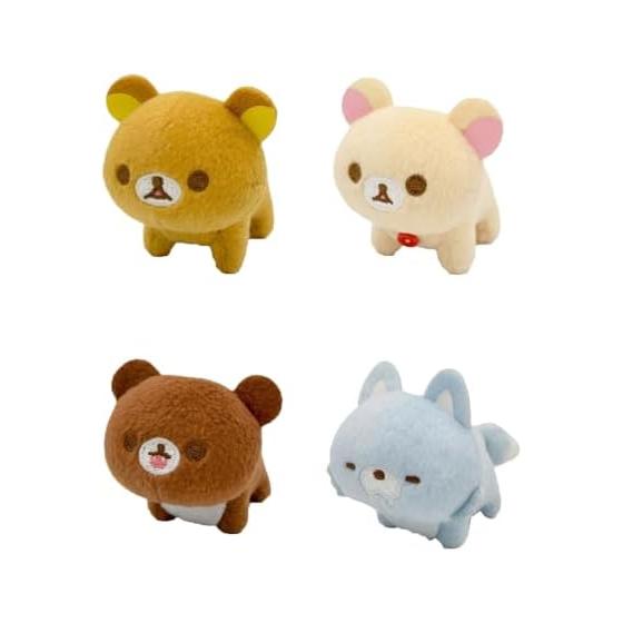 Коллекция мягких игрушек-маскотов Rilakkuma Minna De Yotsuashi Прибл.. 7см (Набор из 4 видов)