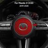 Top Suede Trim LHD RHD Sticker For Mazda 3 Axela CX30 CX-30 2019 2020 2021 2022 2023 2024 2025 Car Steering Wheel Accessories