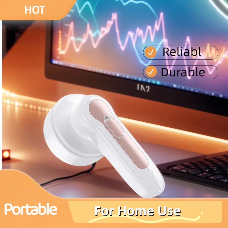 

Compact Summer Travel Fan & Portable Lint Remover for Clothes, Carpets, USB Powered белый