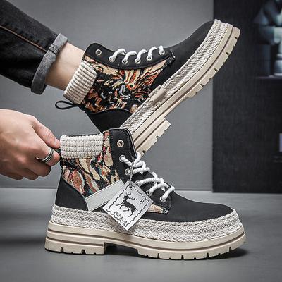 Mode Neue Männer Herbst Winter Leder Stiefeletten Designer Marke Turnschuhe Chelsea Männer Boot Outdoor Motorrad Casual Schuhe Warme Stiefel