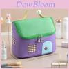 Doraemon Toy Storage Case With Waterproof Pu Material For Travel And Home Organization