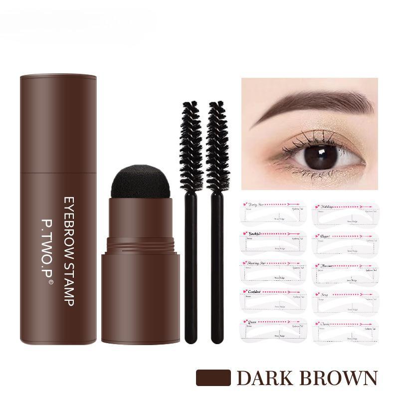 Пудра для бровей Lazy Seal Пудра для бровей Thrush Водостойкая пудра для бровей Long Lasting Eyebrow Enhancer Пудра для бровей темно-коричневого