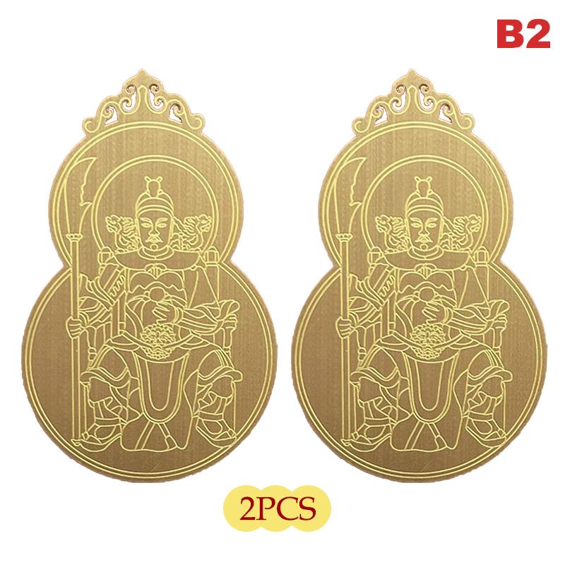 2026 Tai Sui Amulet Card Feng Shui Prayer Gold Card Exorcism Protection Buddha Gift Amulet Safe Bring In Wealth And Treasure
