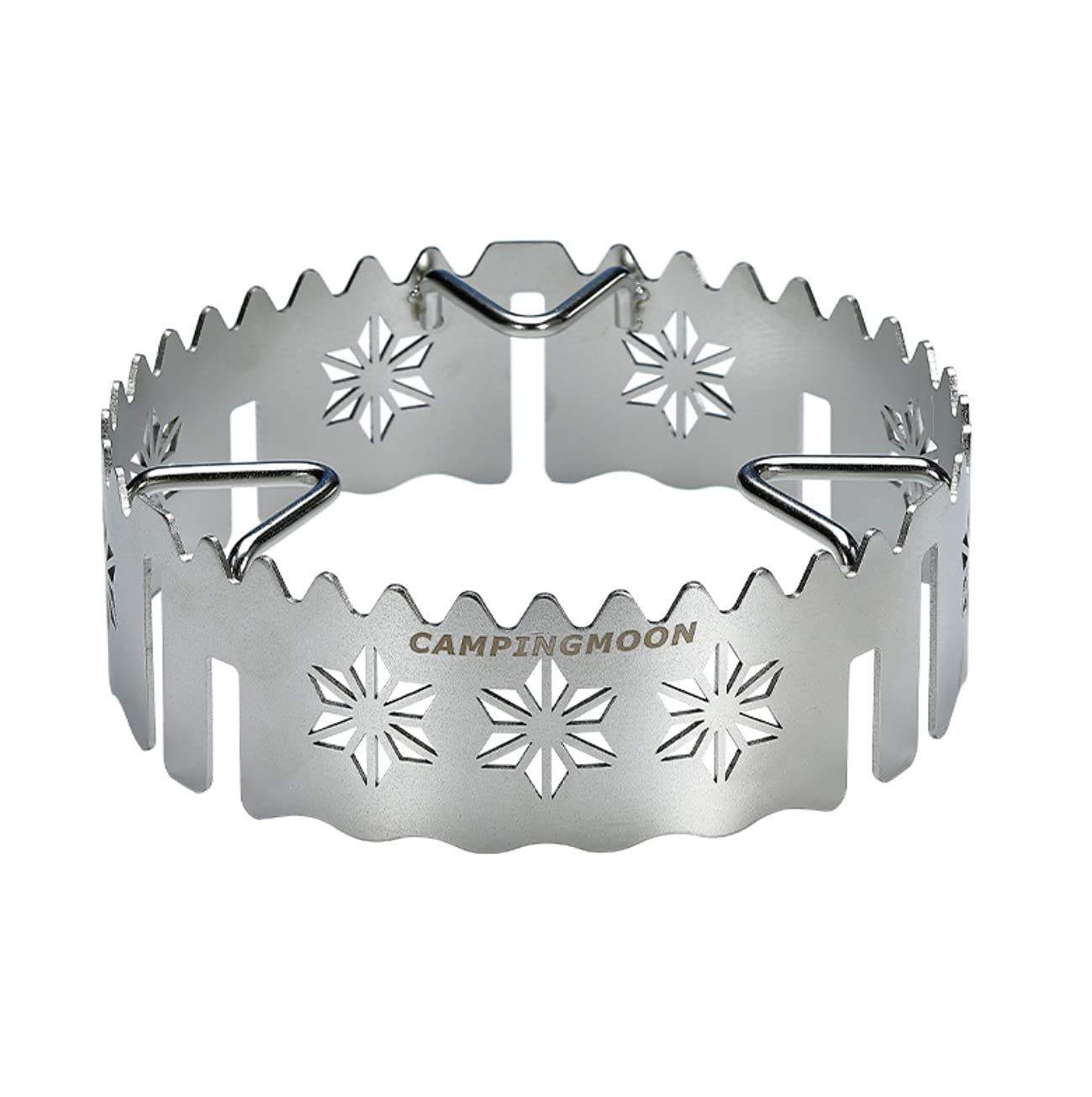 

CAMPING MOON Smart Stand KOVEA CUBE Wind Shield Trivet Ring-Shaped Stainless Steel 304 for Single Burner Solo Kitchen (ST-141)