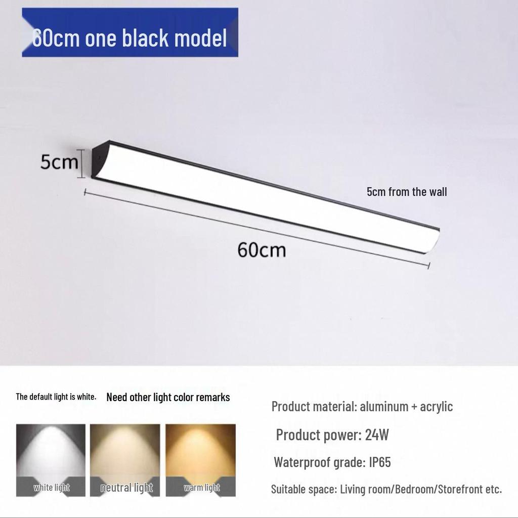 Waterproof LED Outdoor Wall Light for Balcony, Terrace, or Entrance 