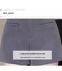 2025 New Korean Style Women's High Waist White Summer Shorts, Slimming Wide Leg Casual Pants