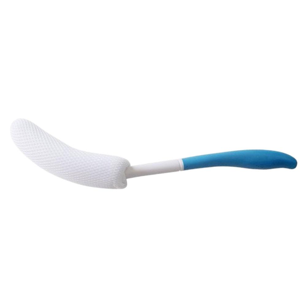 Back Scrubber Brush for Fat People Elderly Bath Sponge Curved Handle Back Scrubber Shower Exfoliating Scrub Massager Brush