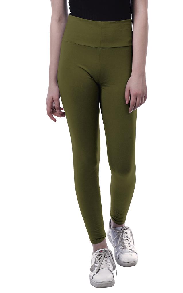 Moomaya High Waist Leggings For Womens Pull On Soft Running Yoga Pants-VY