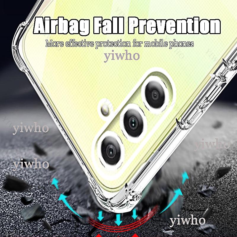 Ultra Thin Silicone Soft Case for Samsung Galaxy A55 A35 A25 A15 A05S A05 A54 A34 A24 A14 A04S A04 Clear Back Transparent Shell