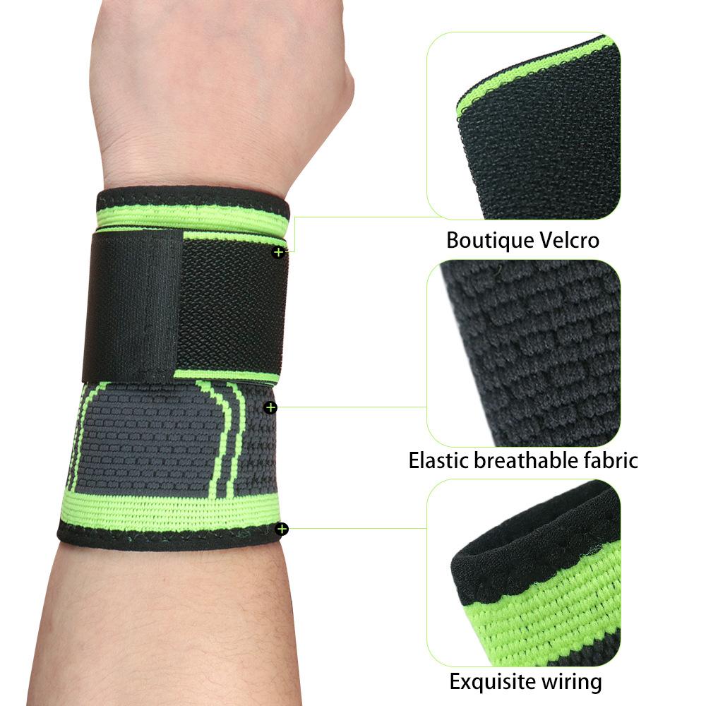 Adjustable Pressure Sports Wristband for Basketball Badminton Gym Training with Suction Support