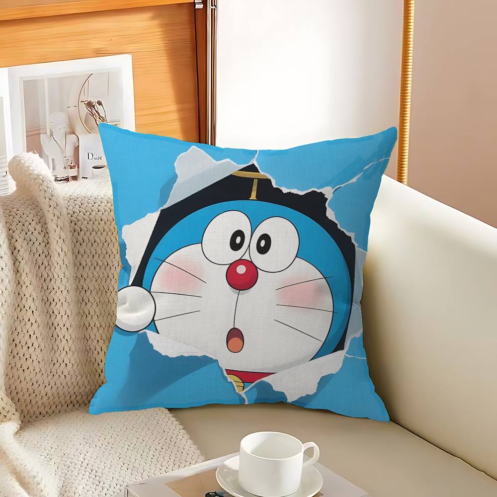 Classic Children Anime D-Doraemon Pillow Gift Home Office Decoration Bedroom Sofa Car Cushion Cover Case 45x45