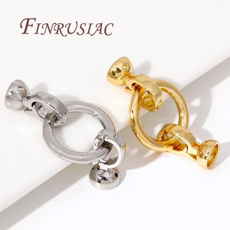 Brass End Beads Toggle Clasps For Jewelry Making,18K Real Gold Plated OT Clasps Connectors Fittings,DIY Bracelet Jewellery Clasp